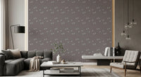 Tapet cu triunghiuri minimaliste scandinave în nuanță moale de mauve⁠