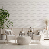 Scandi Neutral Streifenblock Tapete