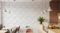 Scandi Neutral Streifenblock Tapete