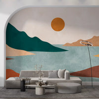 Murale da parete paesaggio minimalista Terra Tranquilla