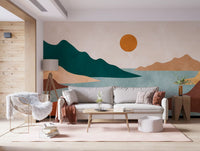 Murale da parete paesaggio minimalista Terra Tranquilla