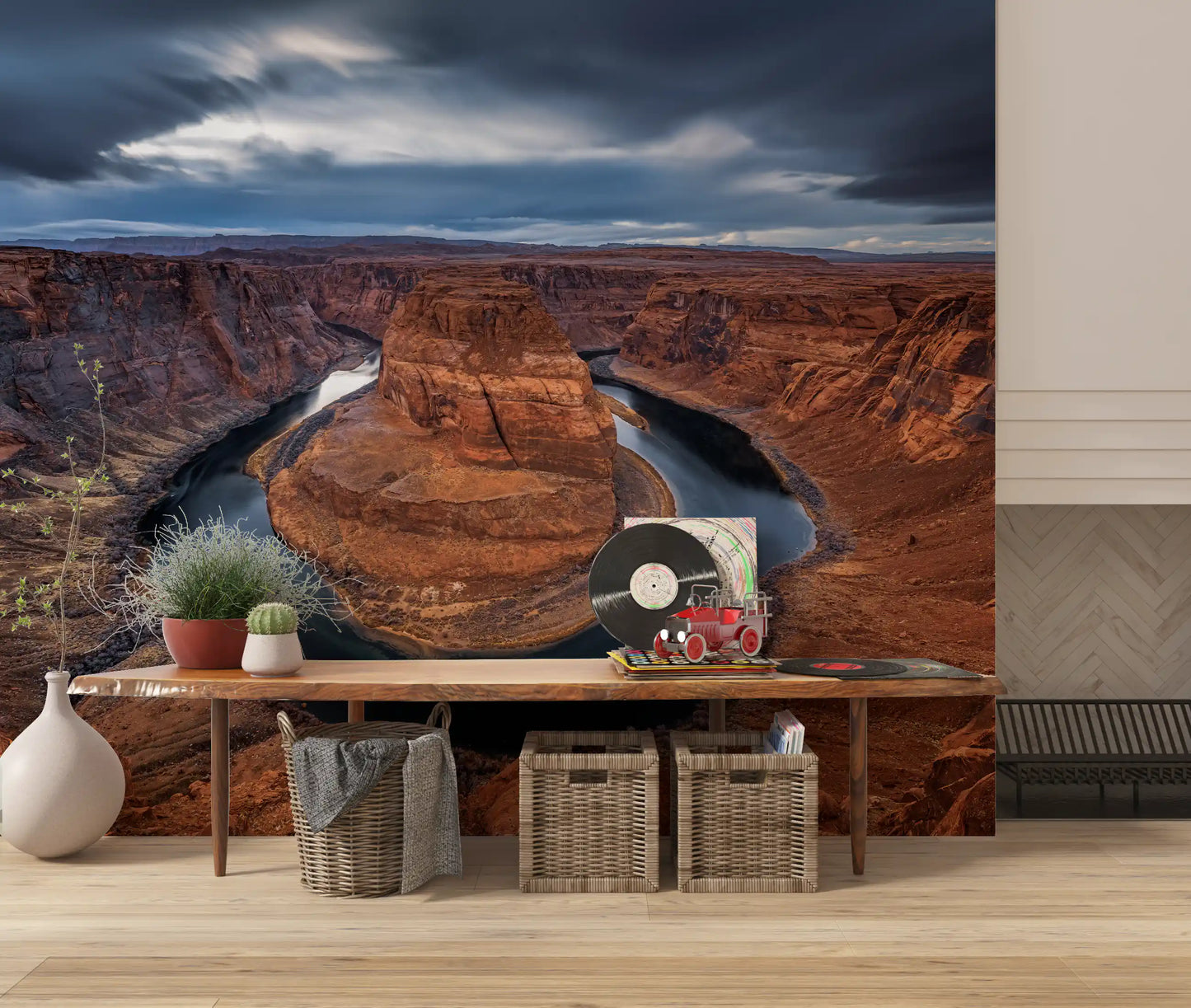 Papier peint panoramique Majestic Horseshoe Bend Canyon Vista