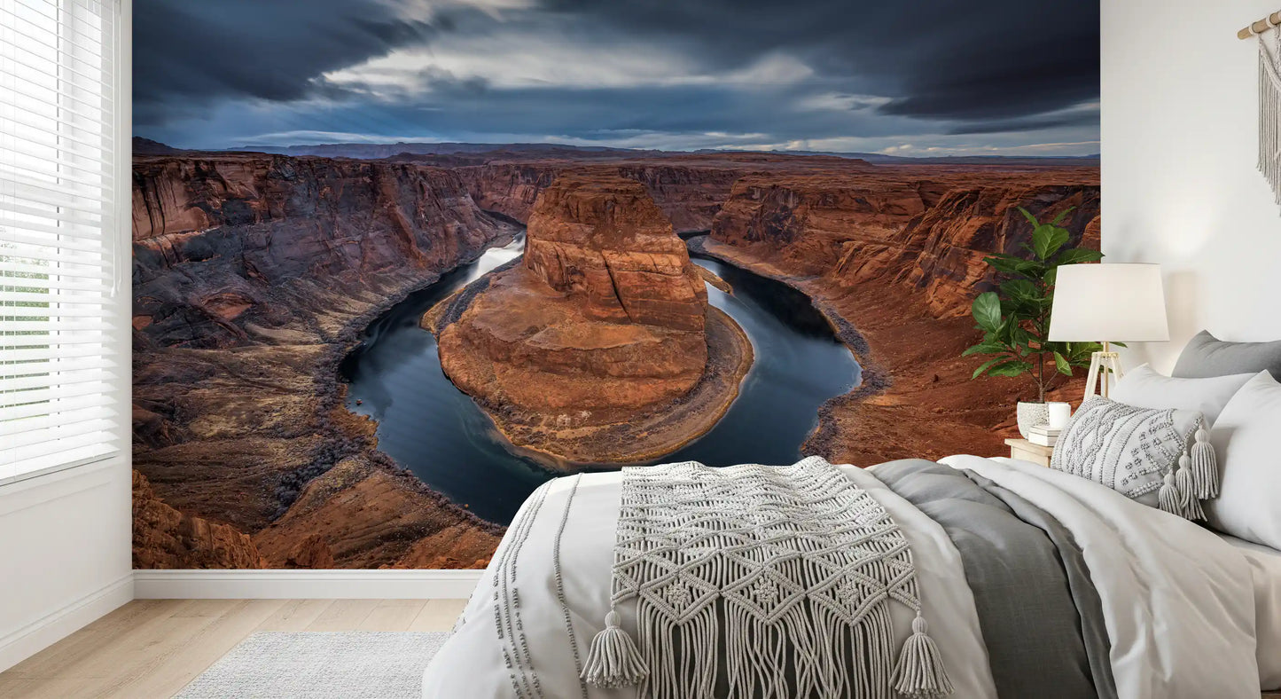 Papier peint panoramique Majestic Horseshoe Bend Canyon Vista