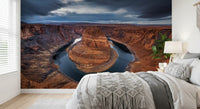 Papier peint panoramique Majestic Horseshoe Bend Canyon Vista