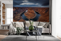 Papier peint panoramique Majestic Horseshoe Bend Canyon Vista
