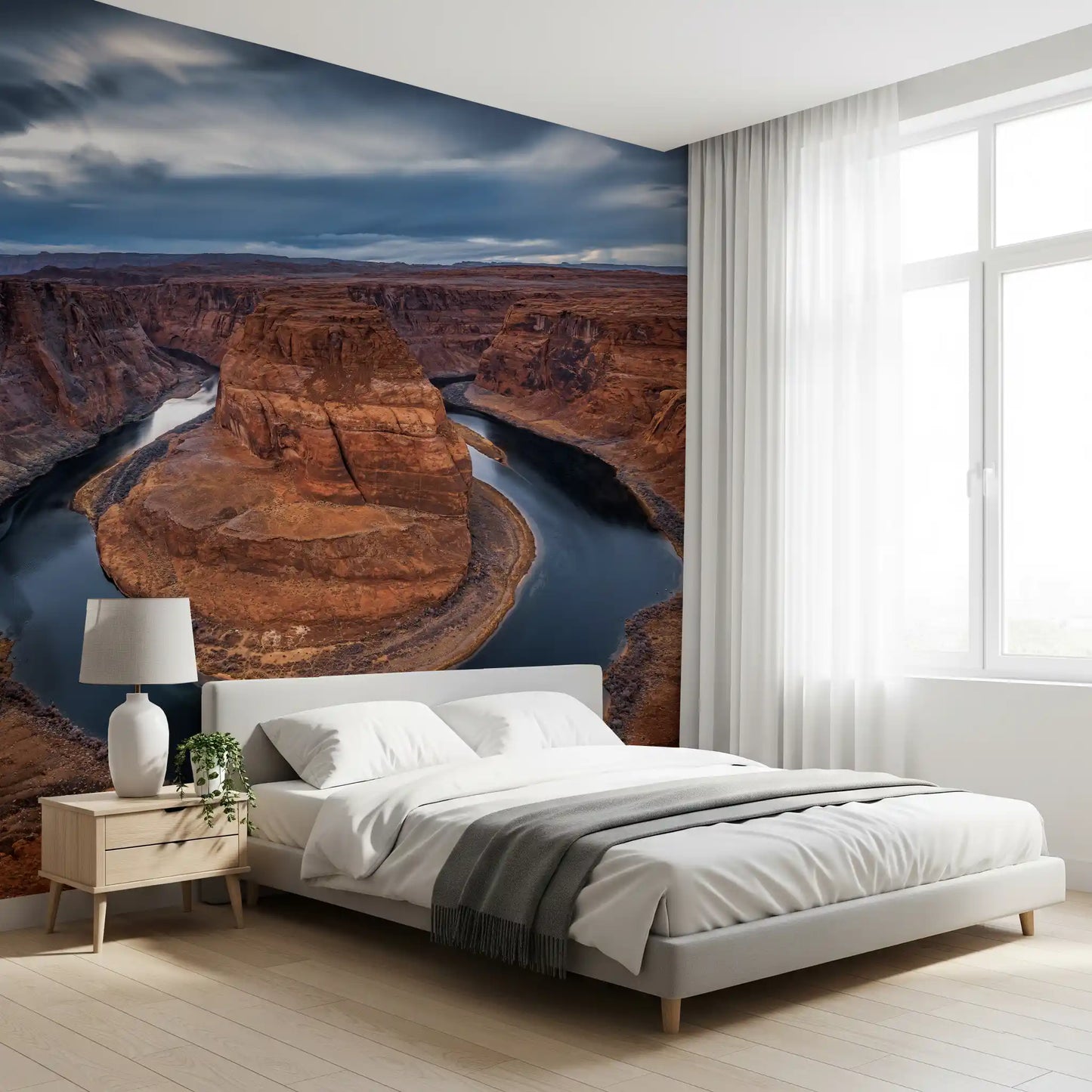 Papier peint panoramique Majestic Horseshoe Bend Canyon Vista