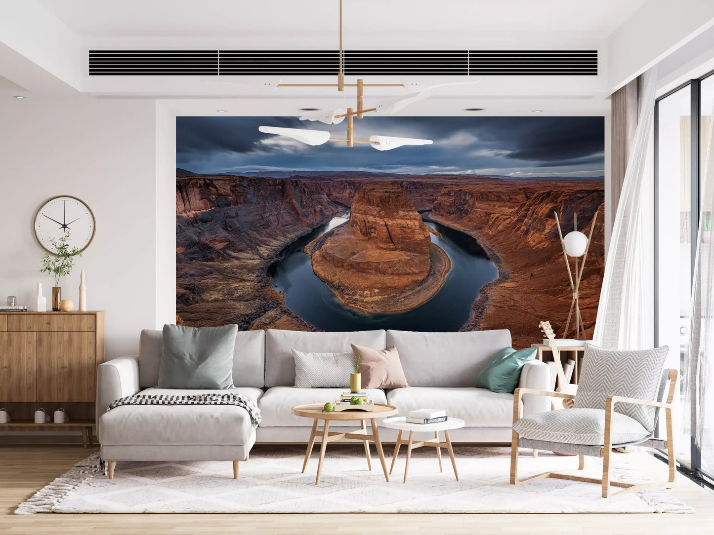 Papier peint panoramique Majestic Horseshoe Bend Canyon Vista