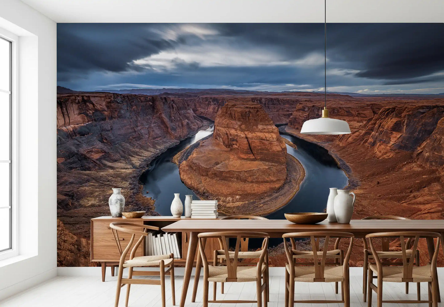 Papier peint panoramique Majestic Horseshoe Bend Canyon Vista