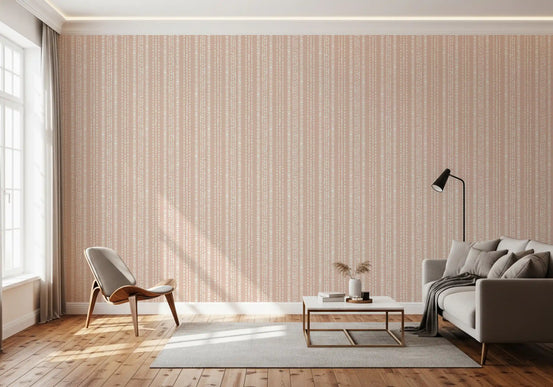 Tapet minimalist cu dungi verticale pictate⁠