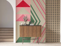 Harmonia do Triângulo Geométrico Wall Mural