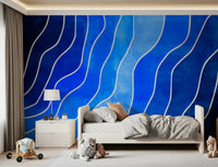 Pinceladas da Maré da Meia-Noite Wandbild