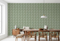 Carreaux style Zellige - Papier peint Céladon⁠