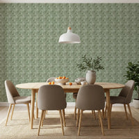 Carreaux style Zellige - Papier peint Céladon⁠