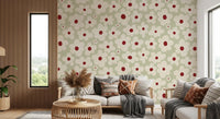Murale da parete Retro Sage Daisy Meadow