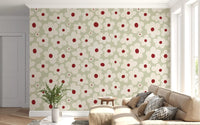 Murale da parete Retro Sage Daisy Meadow