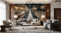 Nocturnal City Light Motion Wall Mural