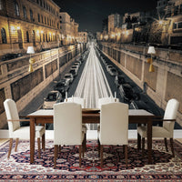 Nocturnal City Light Motion Wall Mural