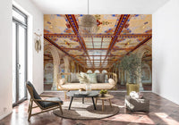 Minton Tile Arkitektonisk Bue Vægmaleri