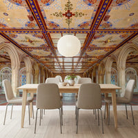 Minton Tile Arkitektonisk Bue Vægmaleri
