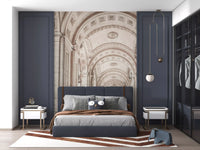Neoklassizistisches Wandbild mit Steinbogen