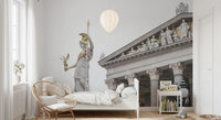 Athena Klassische Statue Architektur Wandbild