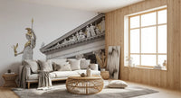 Athena Klassische Statue Architektur Wandbild