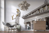 Athena Klassische Statue Architektur Wandbild