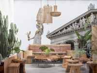 Athena Klassische Statue Architektur Wandbild