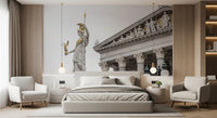 Athena Klassische Statue Architektur Wandbild