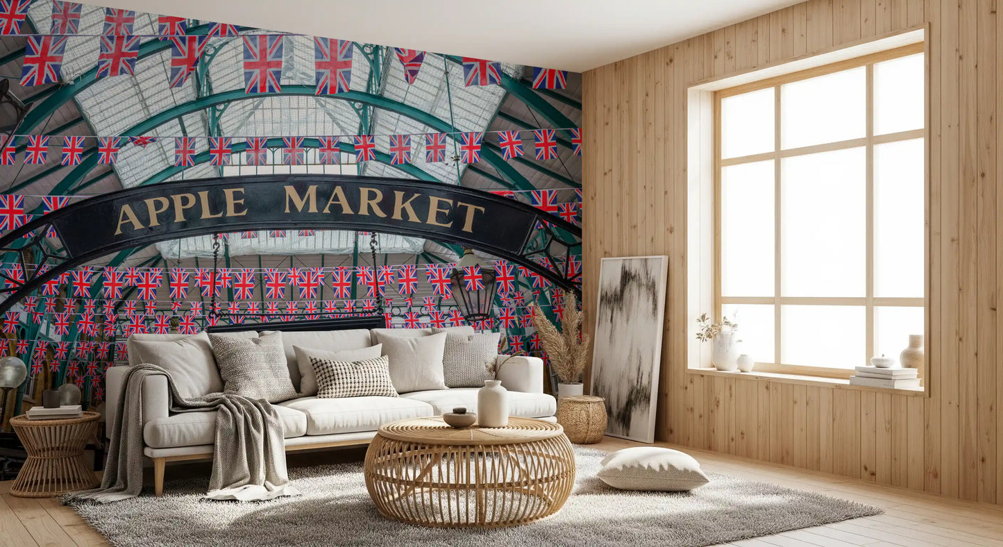 Papel de Parede Mural Celebração Union Jack Covent Garden