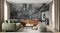 York Minster Mondschein Gasse Wandbild