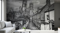 York Minster Mondschein Gasse Wandbild