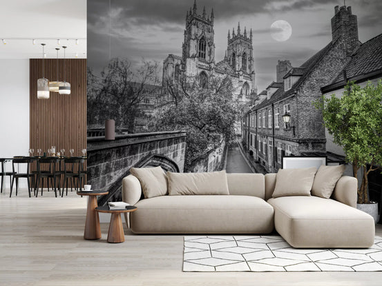Murale da parete York Minster Moonlight Alley