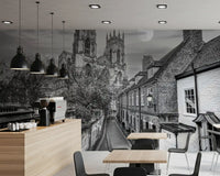 York Minster Mondschein Gasse Wandbild
