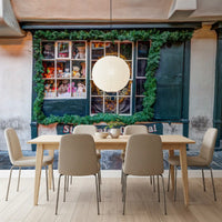 Charmantes Wandbild mit Teddybär-Shop-Fassade