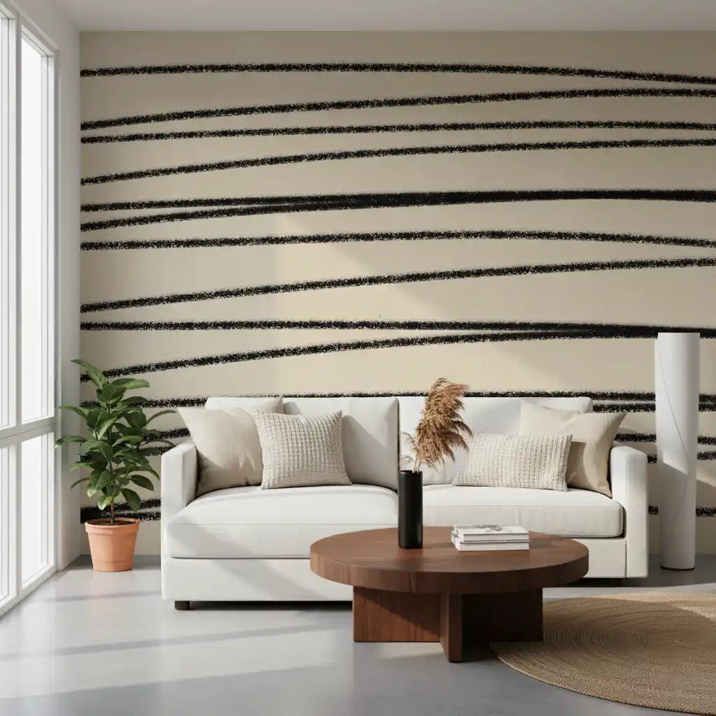 Tapet mural cu model textură schiță brută
