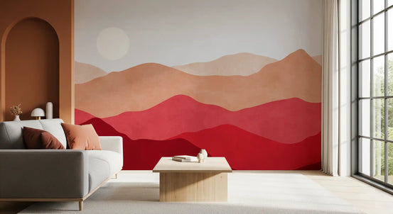 Panou mural Orizontul Muntelui Crimson