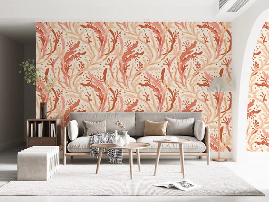 Tapet Abstract Sea Kelp Harmony