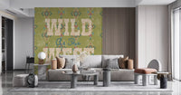 Wandbild mit Western-Folklore-Schriftmuster