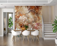Pictură murală de perete Rustic Blossom Serenade