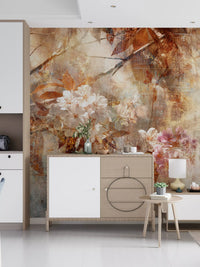 Pictură murală de perete Rustic Blossom Serenade