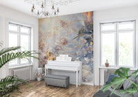 Misty Morning Botanical Wash Wall Mural