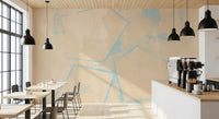 Geometric Sand and Sky Abstract Wall Mural