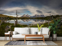 Wandbild Patagonische Bergspiegelung