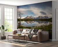 Wandbild Patagonische Bergspiegelung