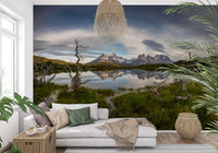 Wandbild Patagonische Bergspiegelung