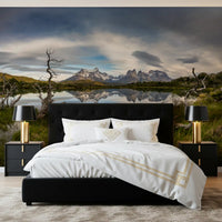Wandbild Patagonische Bergspiegelung