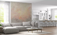 Abstract Golden Dawn Wisps Wall Mural