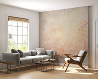 Abstract Golden Dawn Wisps Wall Mural