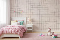 Soft Flowing Check Wall Mural